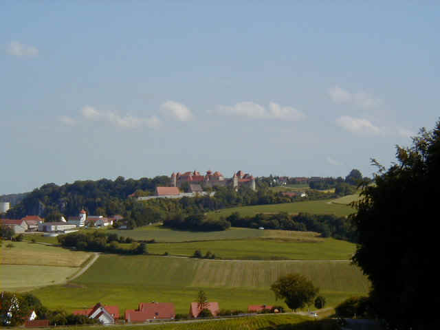 Castle on a hillside