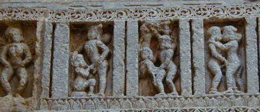 Actual carvings in Temple