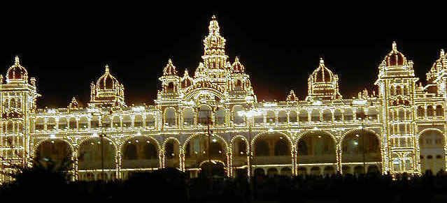 Palace at night