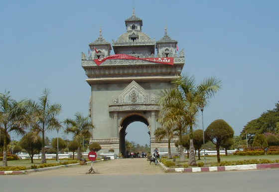 The Arc DeTriomphe of Laos