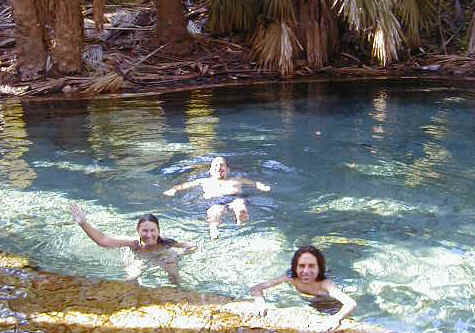 Relaxing in the Hot Springs