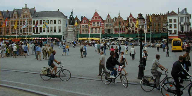 A square in Brugge